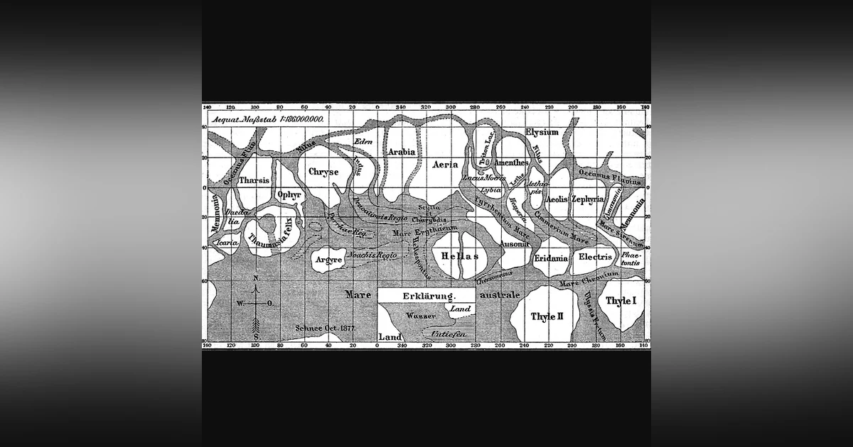 Canals on Mars