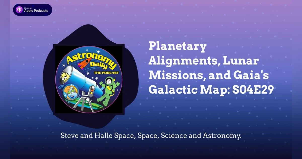 Planetary Alignments, Lunar Missions, and Gaia’s Galactic Map: S04E29
