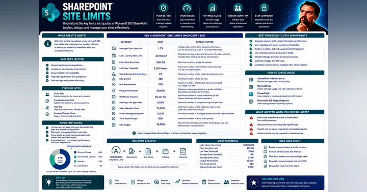 image for SharePoint Site Limits Explained: Essential Guide for Microsoft 365