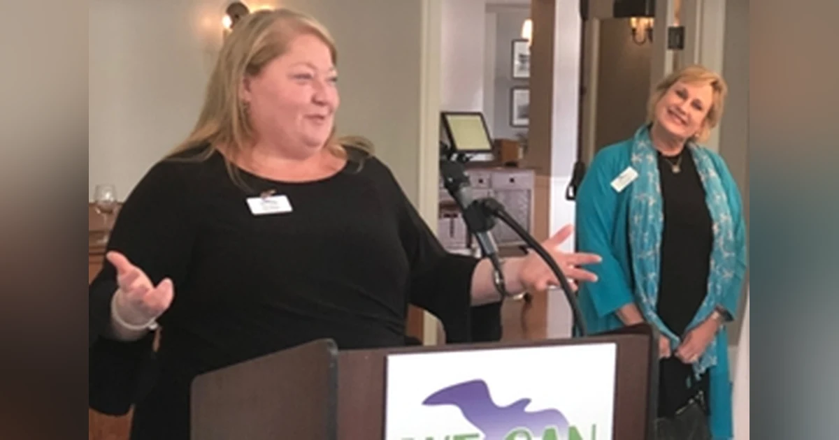 Saturday,  August 31, 2019 Lisa Guyon-Exec. Director & Karen Ryan-Comm. & Program Manager of WE CAN