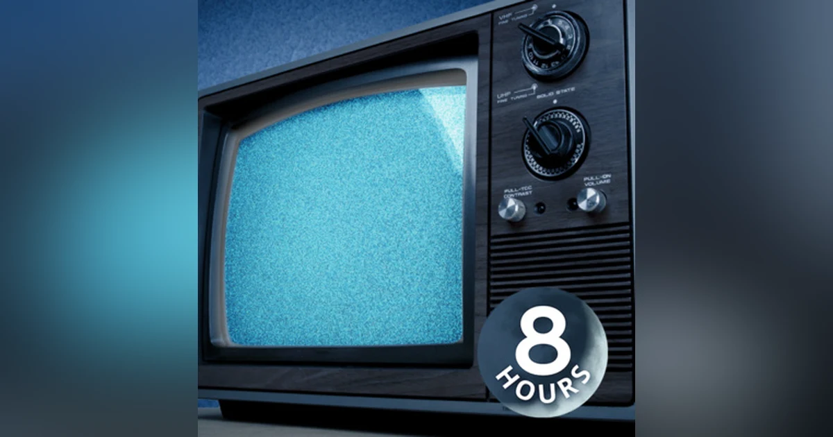 TV Static White Noise 8 Hours | Sleep, Study or Focus