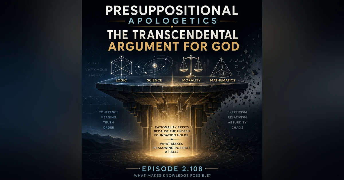 Presuppositional Apologetics | The Transcendental Argument for God