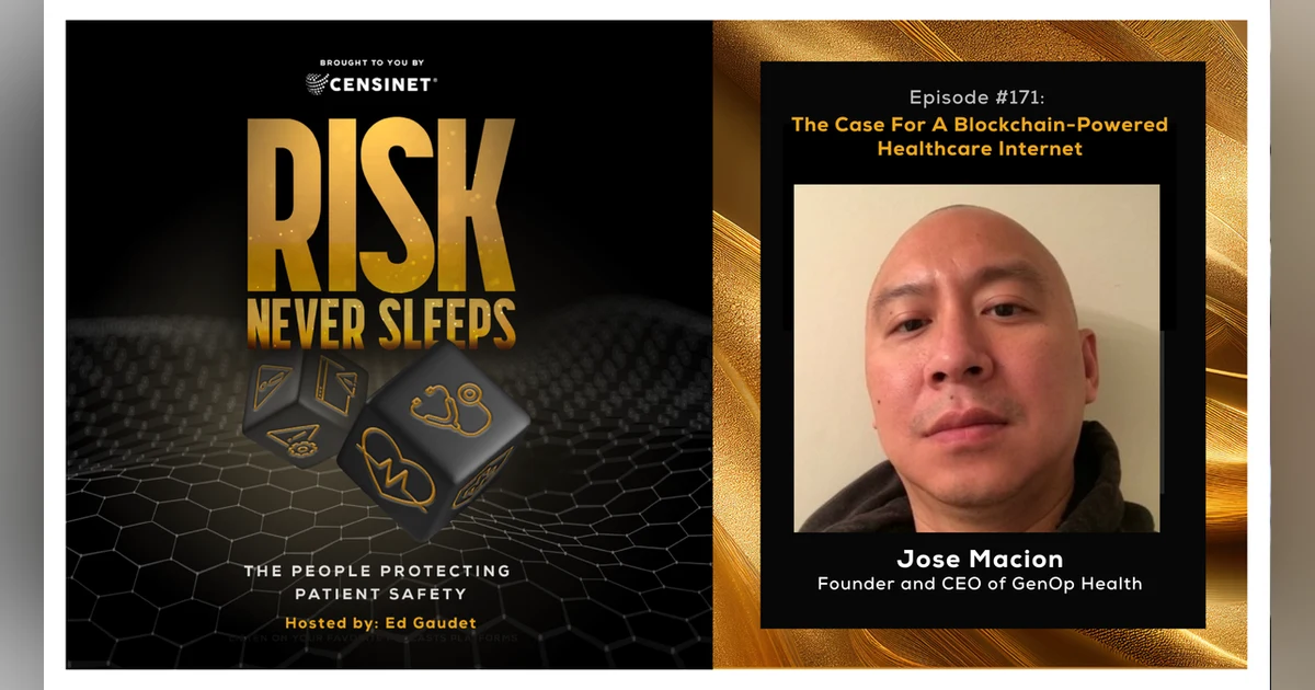 Episode #171. The Case For A Blockchain-Powered Healthcare Internet, with Jose Macion, Founder and CEO of GenOp Health