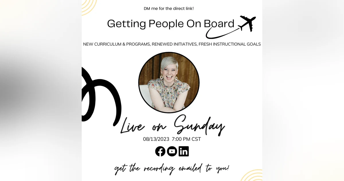 How to Get People on Board (and Keep Them There)