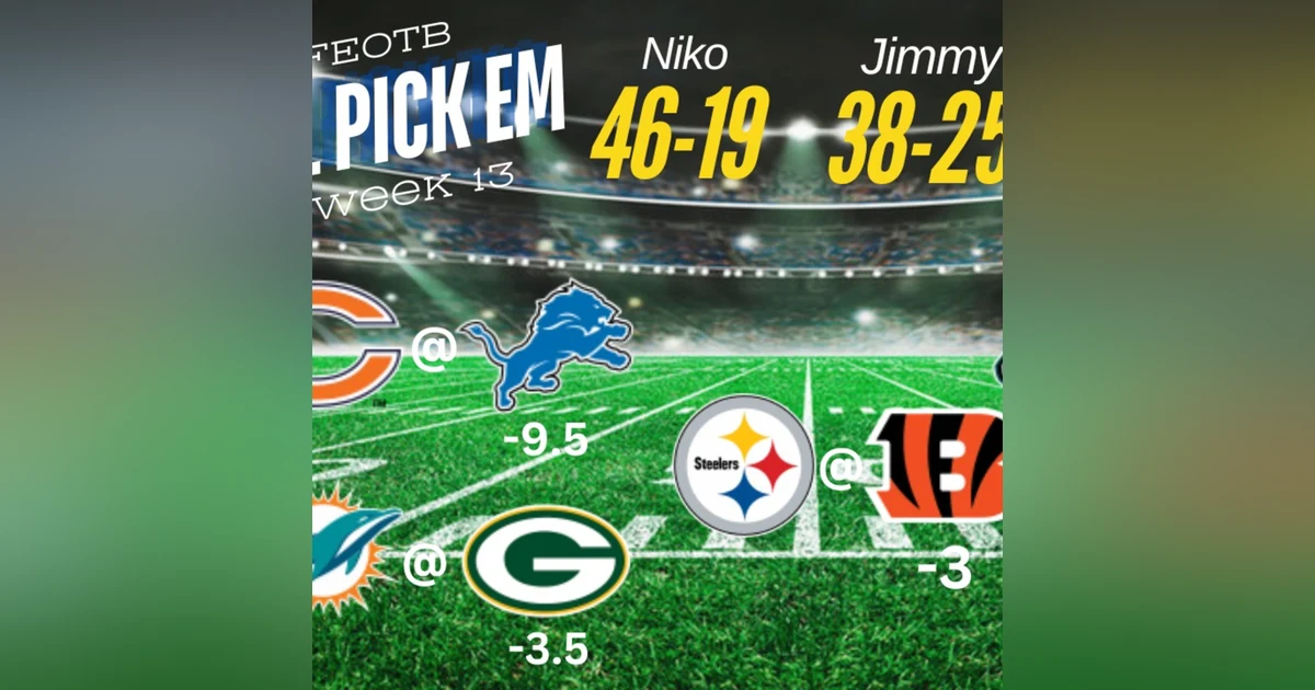 NFL Experts Pick Biggest #Week13 Games @FeOTBpod Episode 208-Clips