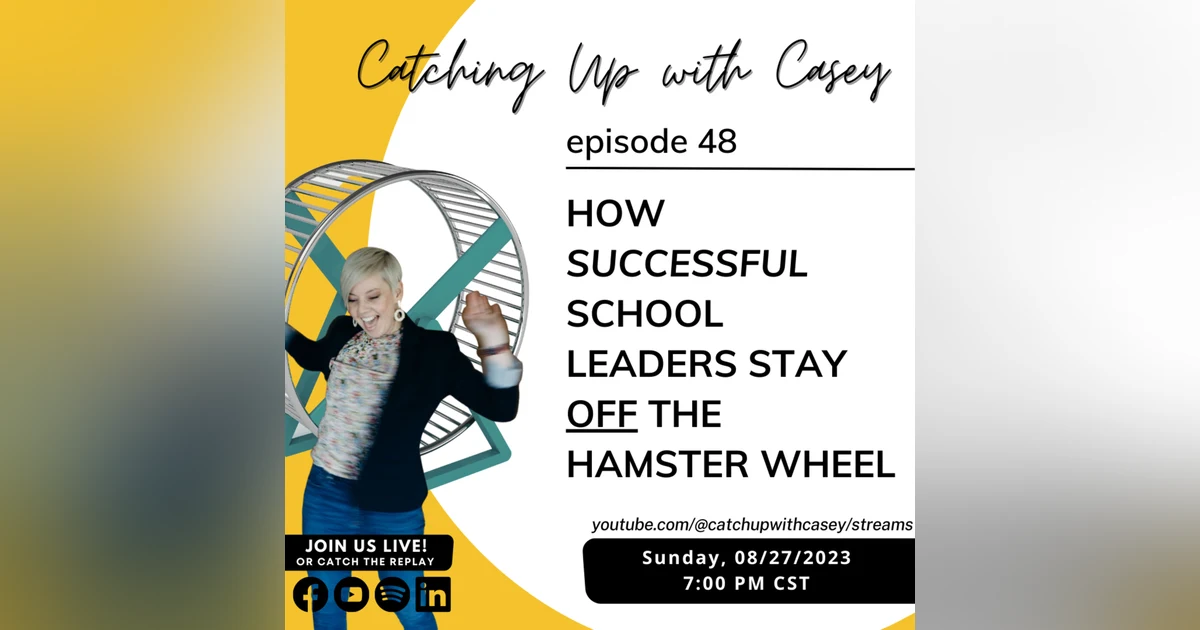 How Successful Leaders Stay OFF the Hamster Wheel