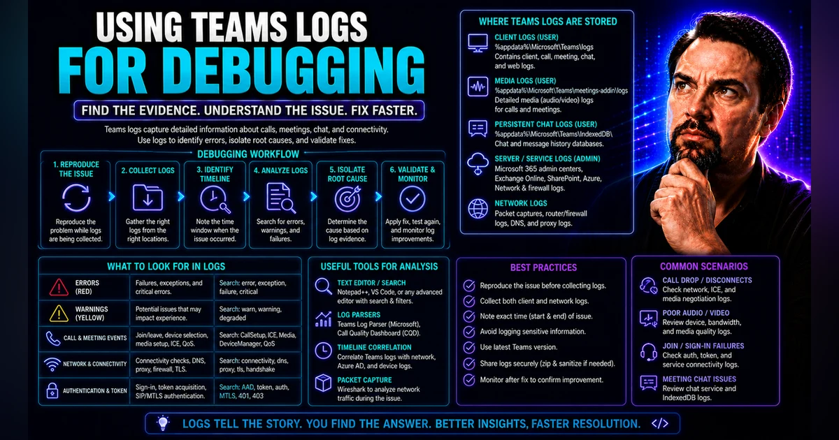 Using Teams Logs for Debugging: A Practical Guide