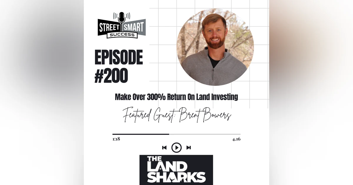 200: Make Over 300% Return On Land Investing