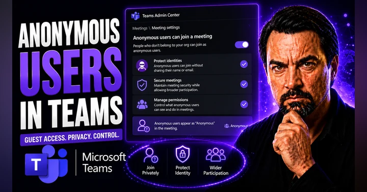 image for Anonymous Users In Teams Meetings Guide