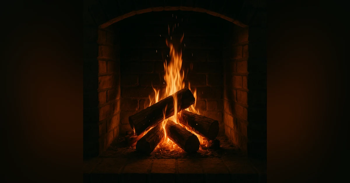 Fireplace Evenings of Calm | Burning Logs for Comfort & Peaceful Nights