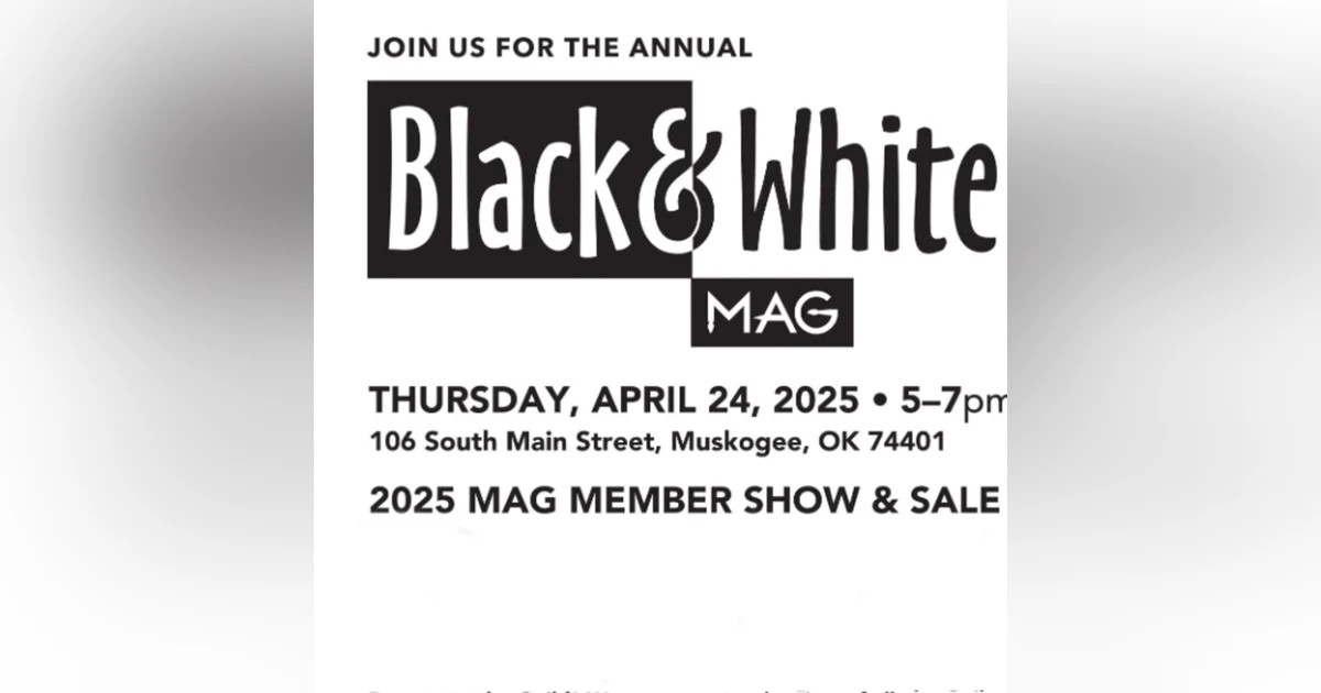 Muskogee Art Guild Black & White Show & Sale