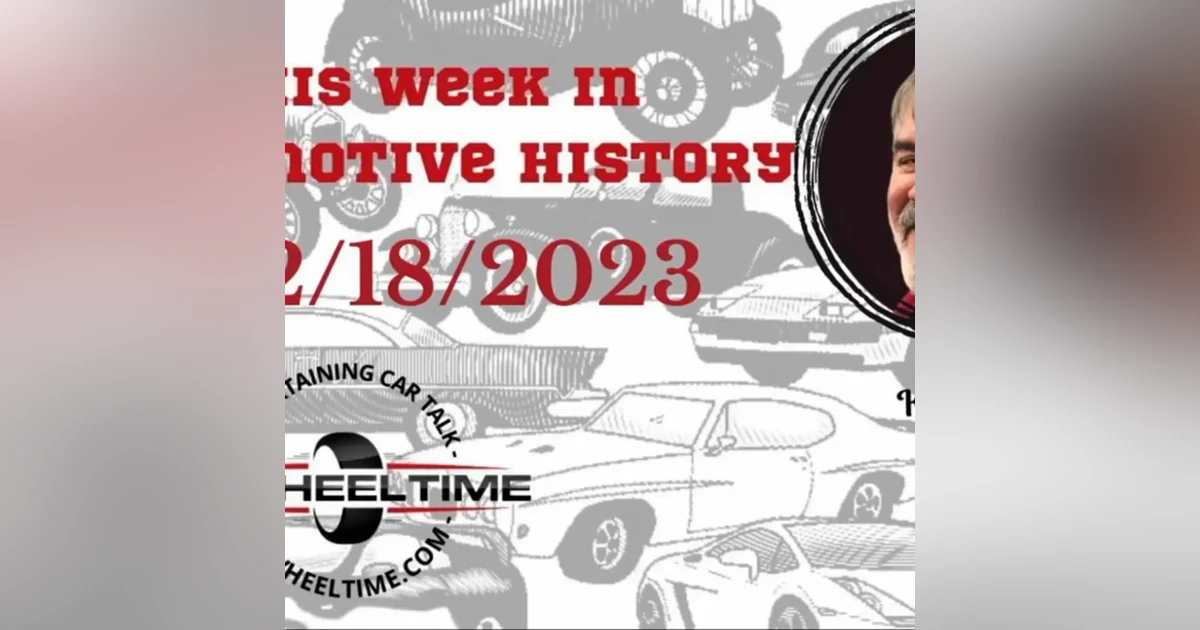 Racing season is here, and Rodney Rodriguez has more, then it is This Week In Auto History!