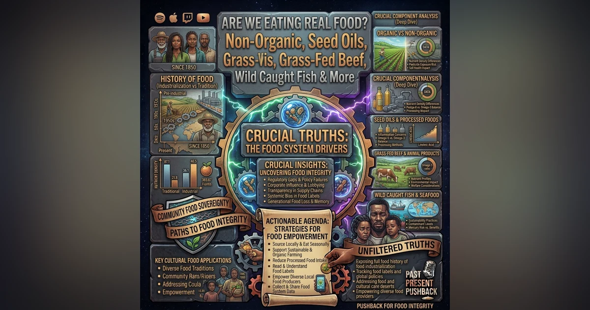Are We Eating Real Food? Organic vs Non-Organic, Seed Oils, Grass-Fed Beef, Wild Caught Fish & More