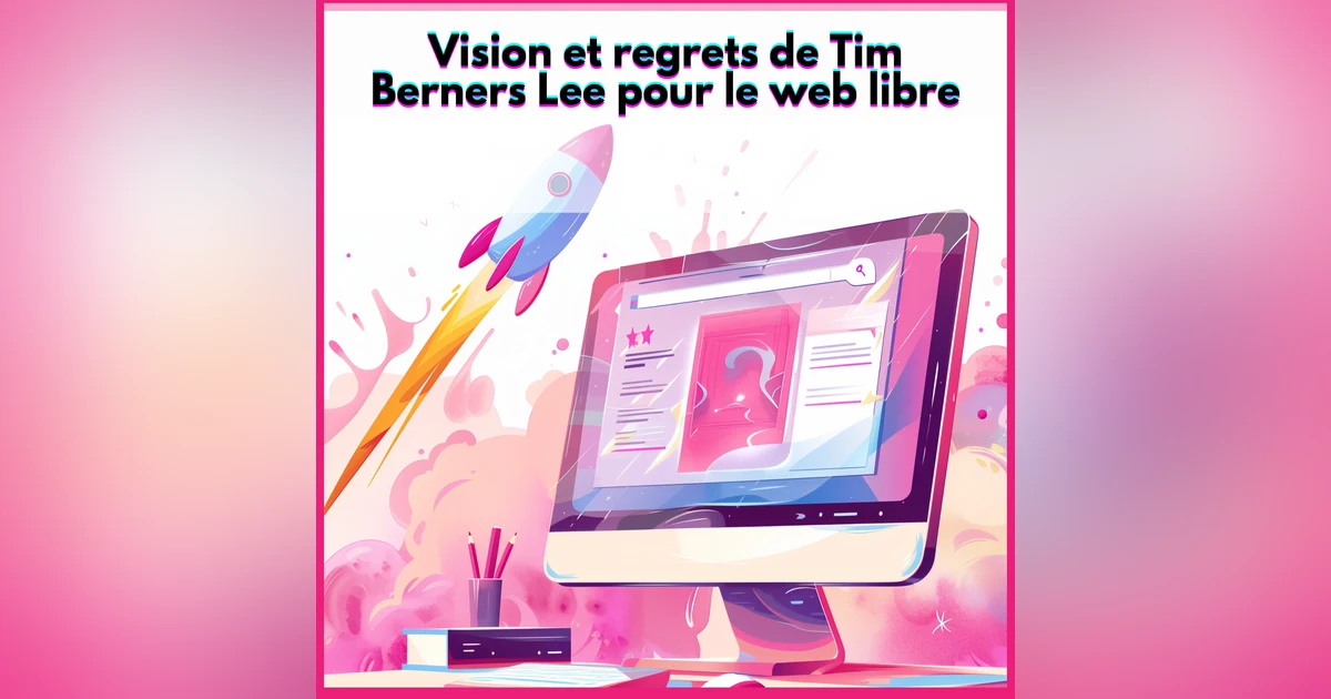 Vision et regrets de Tim Berners Lee pour le web libre