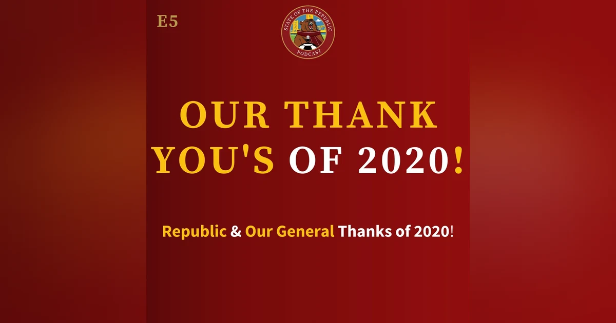S1E5 - Our Thank You's of 2020!