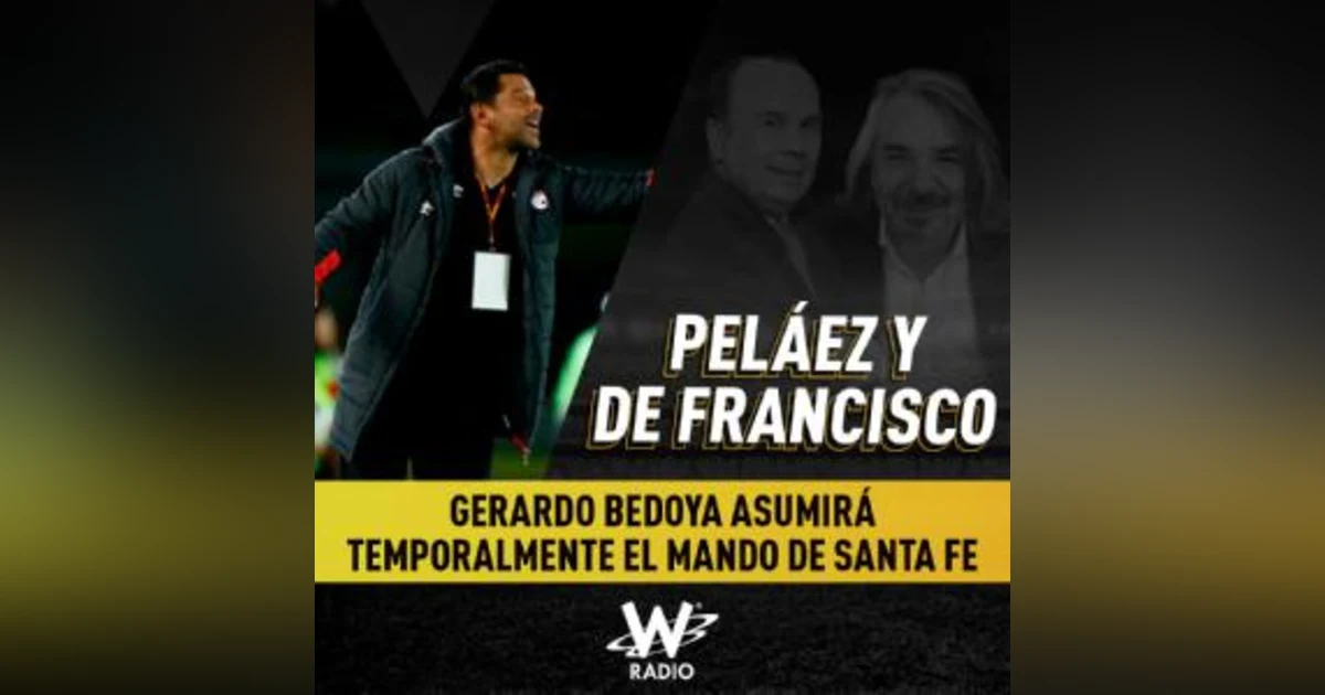 Gerardo Bedoya asumirá temporalmente el mando de Santa Fe