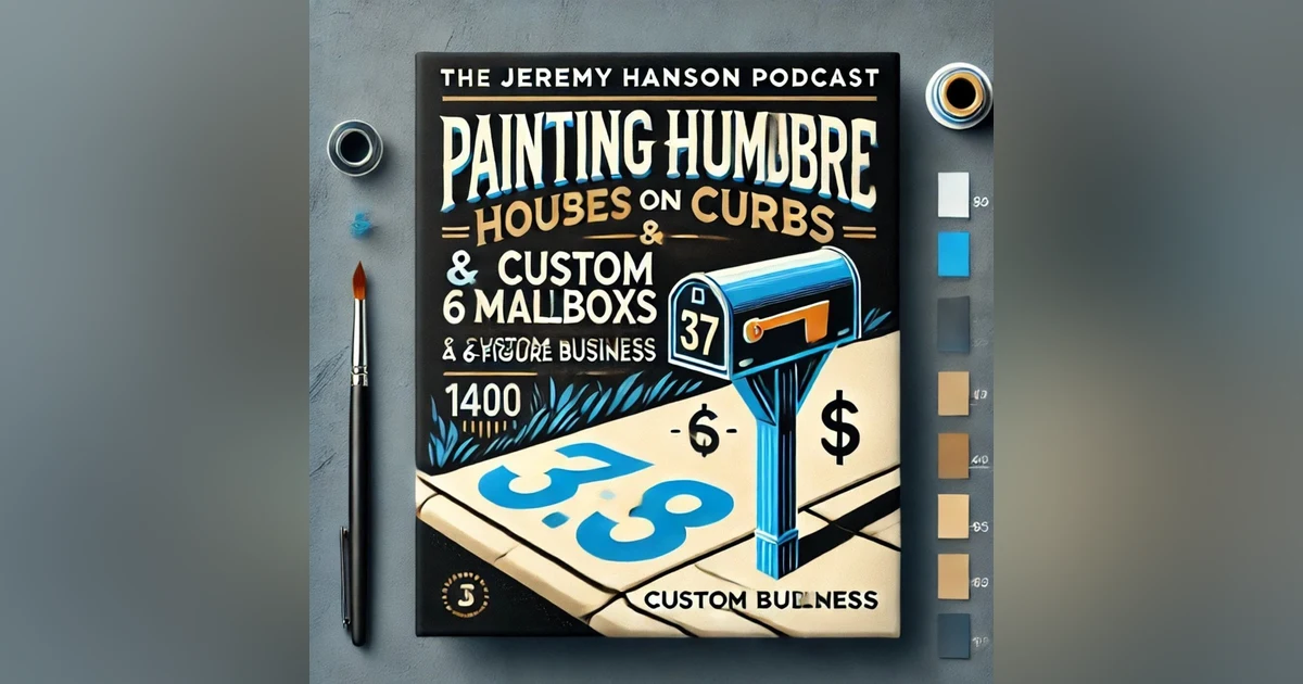 🎨 How Painting House Numbers on Curbs & Custom Mailboxes Can Be a 6-Figure Business! 🚀