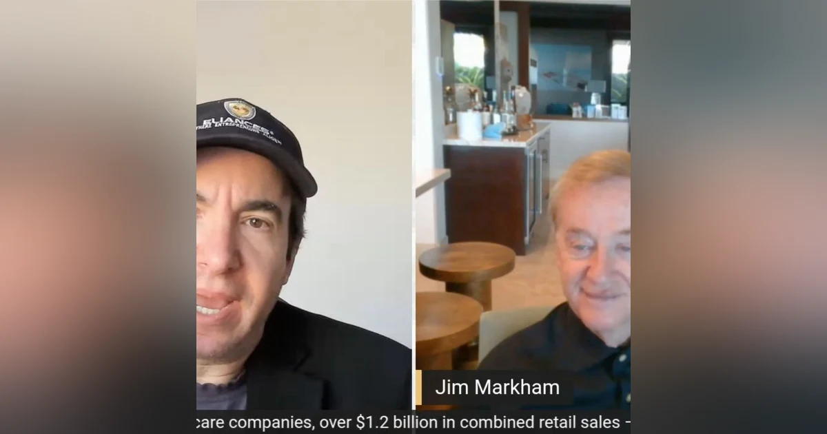 Jim Markham, founder ABBA, Pureology haircare companies over $1Billion, author Big Lucky