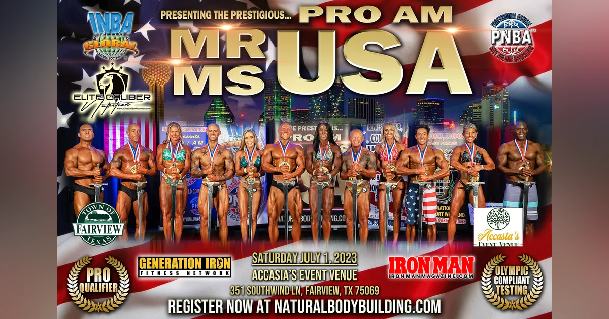 Getting Neighborly -- Super Dave Quinn and Monica Steiner on Pro/Am Natural Body Building Competition