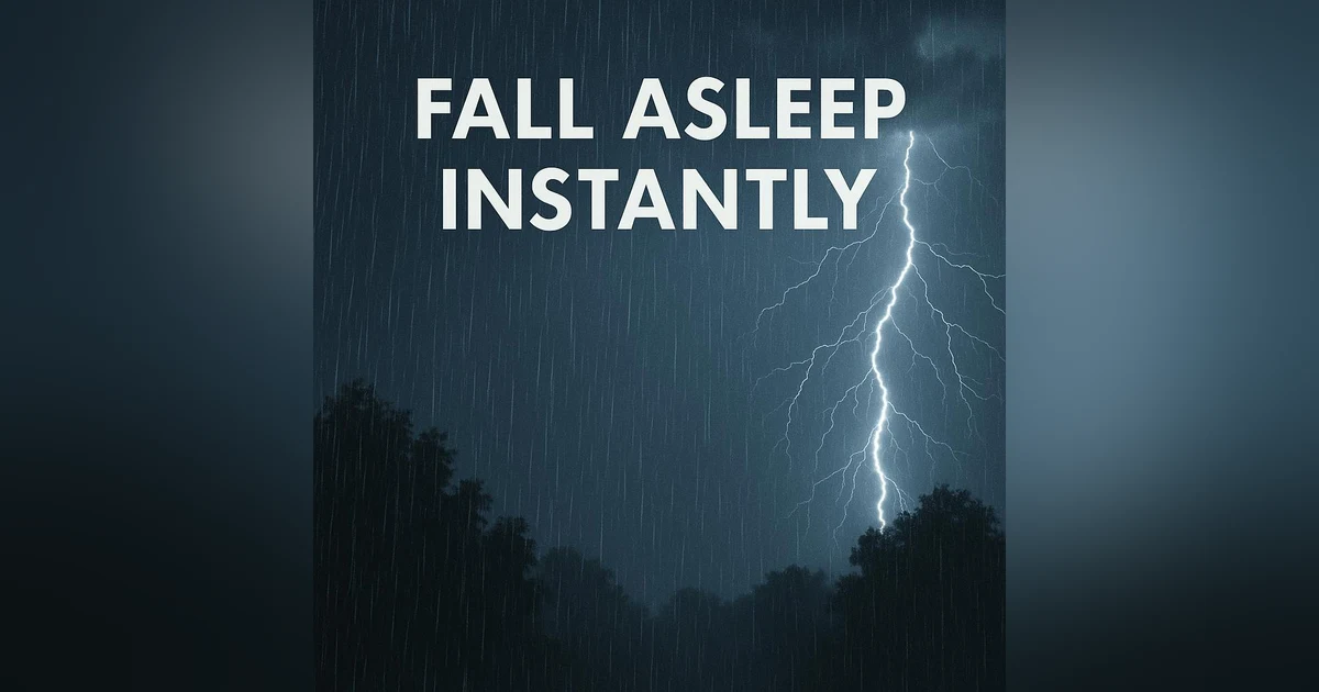 Rain Storm Thunder | Fall Asleep Instantly