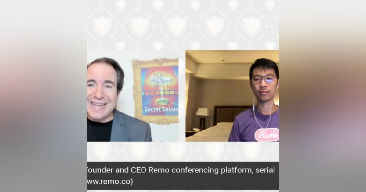 Ho Yin Cheung, Founder and CEO Remo conferencing platform, serial entrepreneur