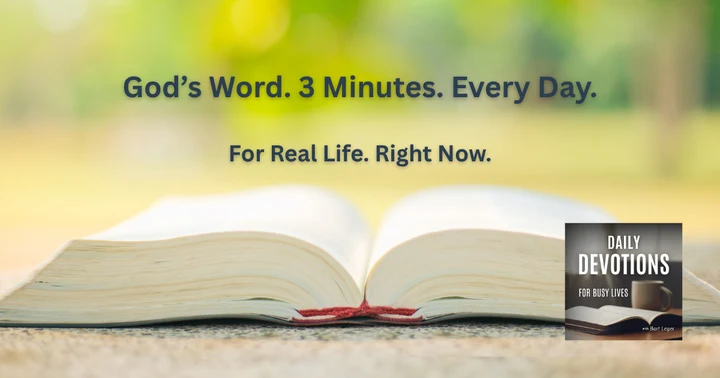 image for Too Busy for Quiet Time? This Devotions Podcast Was Made for You