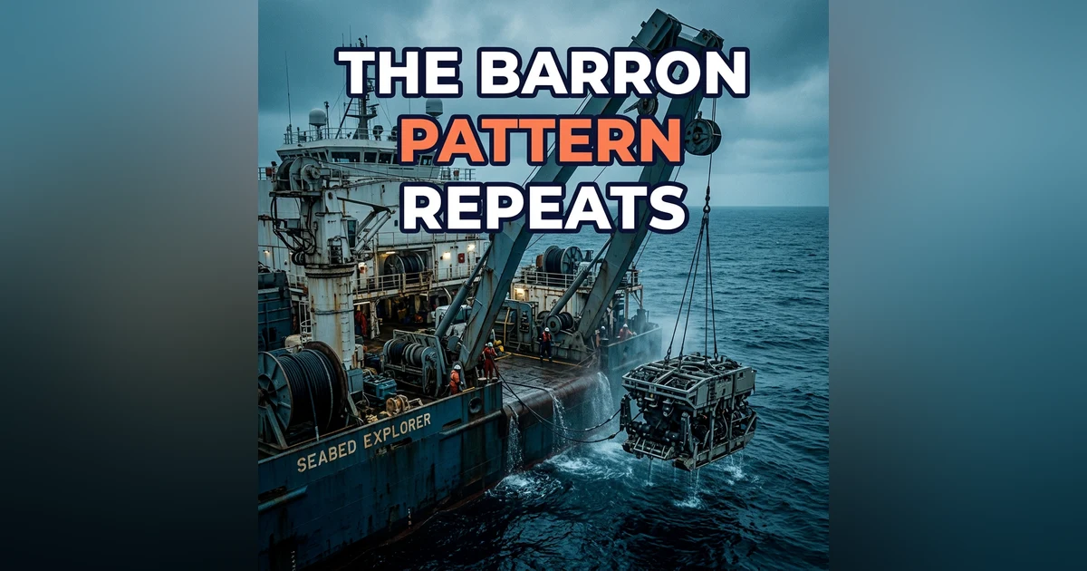 The Gerard Barron Pattern: Why a CEO Who Watched One Deep-Sea Mining Company Collapse Is Trying Again