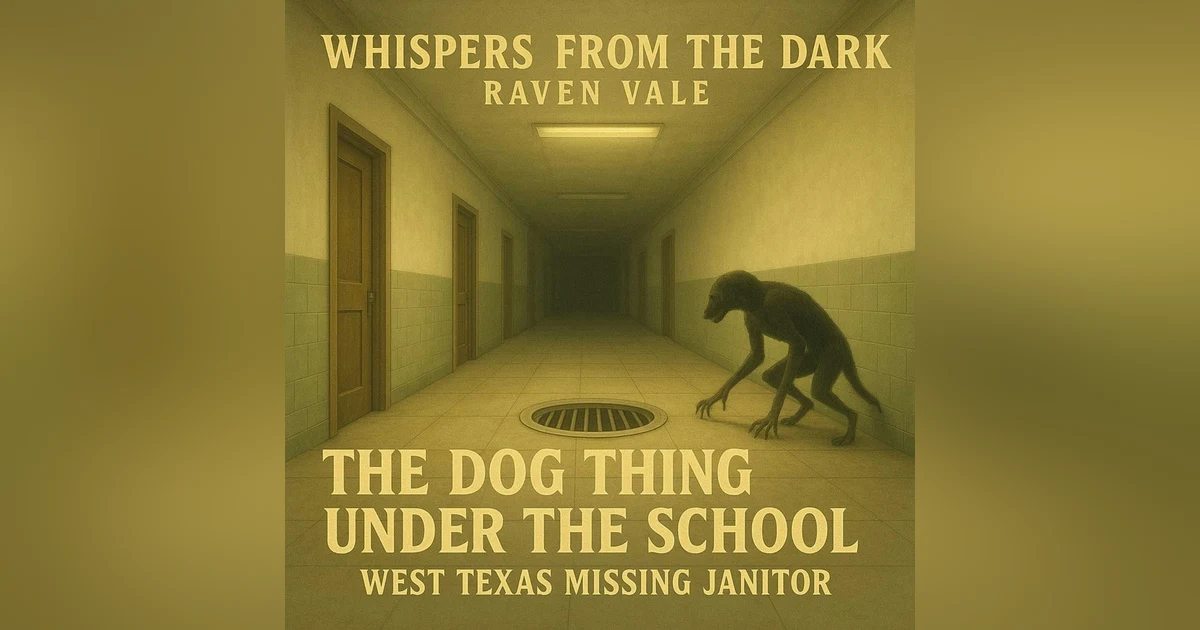 30: The Dog Thing Under the School: West Texas Missing Janitor | Shadow Creature Mystery