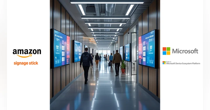 image for Big Tech Wants Your Signage Screens: Why Microsoft and Amazon Are Suddenly All In on Digital Signage