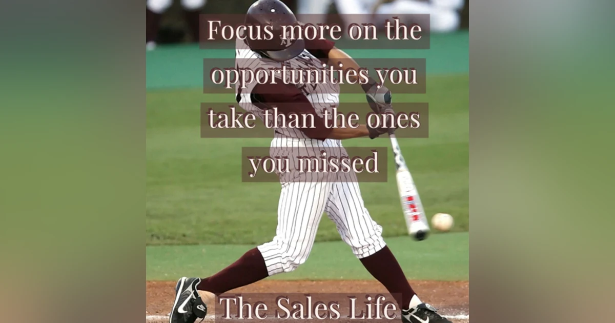 547. Focus more on the opportunities you took not the ones that you missed.