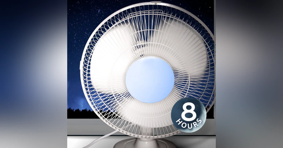 Oscillating Fan White Noise 8 Hours | Helps You Sleep, Focus or Study