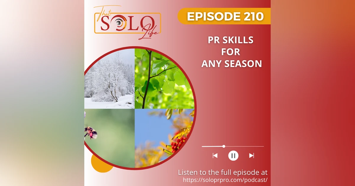 PR Skills for Any Season