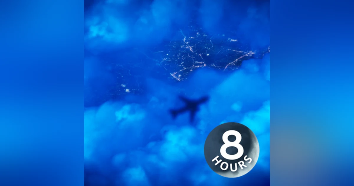 White Noise Airplane 8 Hours | Sleep, Study or Focus with Jet Cabin Sound