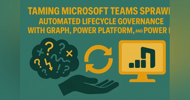 image for Microsoft Teams Sprawl Governance