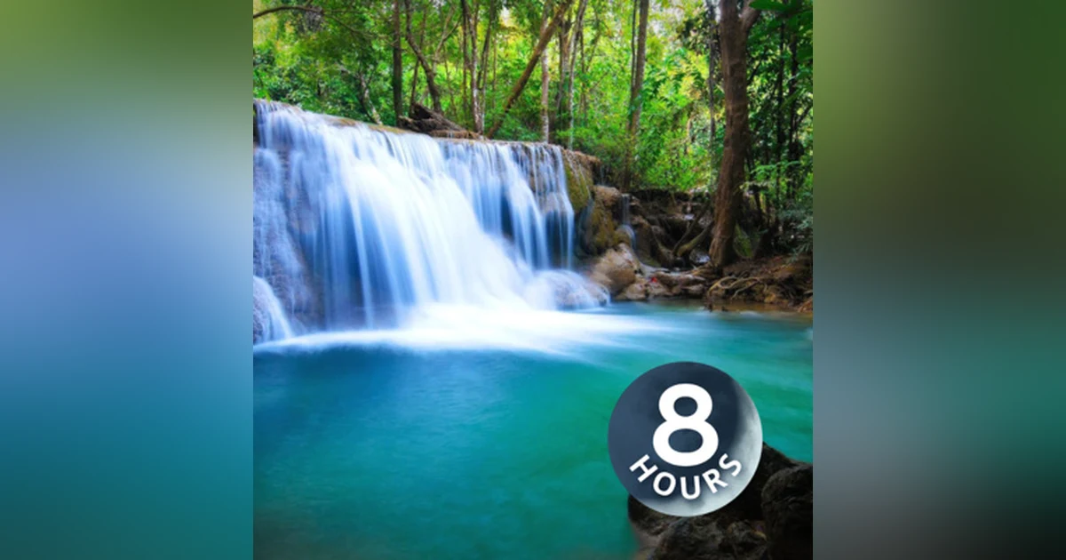 Waterfall Sounds 8 hours | Nature's Best White Noise for Relaxation or Sleep