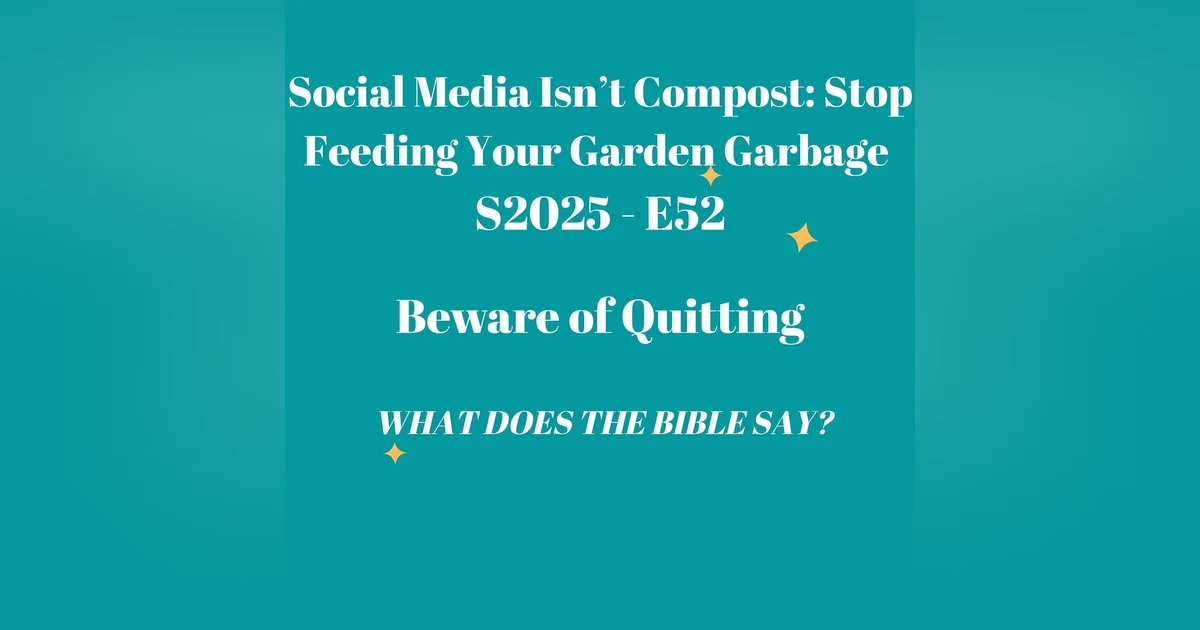 Social Media Isn’t Compost: Stop Feeding Your Garden Garbage