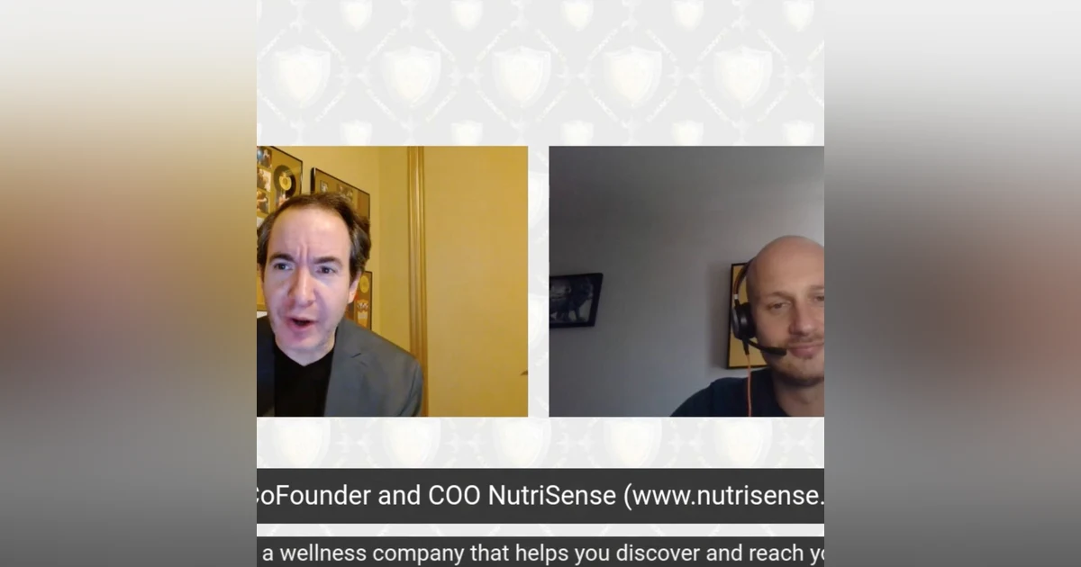 Dan Zavorotny, Cofounder and COO NutriSense wellness company to help achieve your health potential