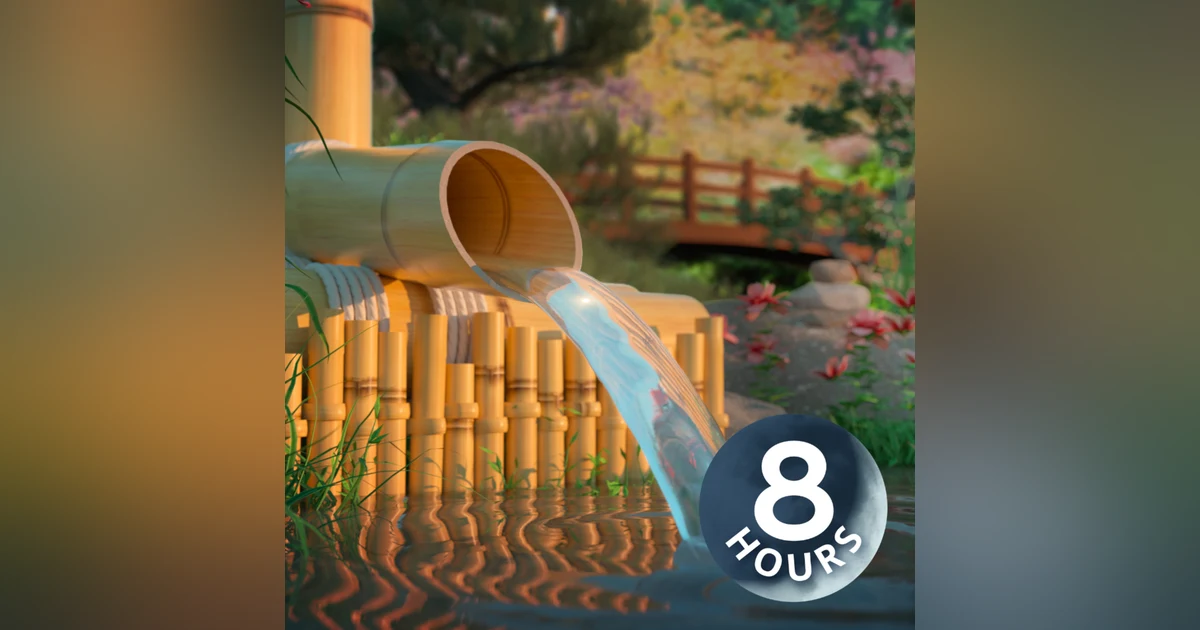 Serene Bamboo Water Fountain for Relaxation & Stress Relief