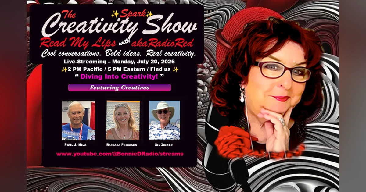 The Creativity Spark Show – Read My Lips: "Diving Into Creativity!"
