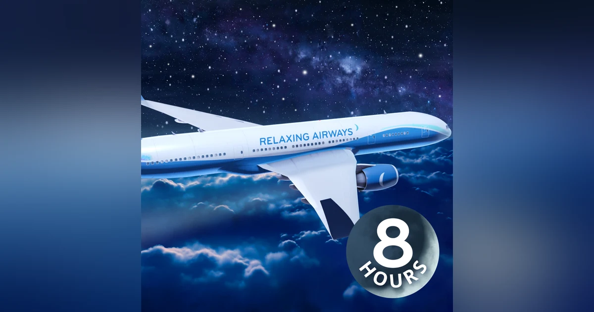 Soar Into Relaxation with Airplane White Noise! | 8 Hours
