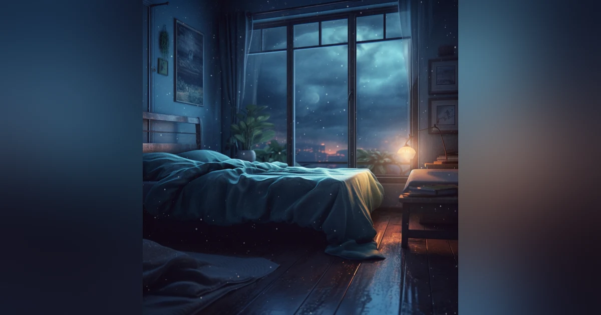 8 Hours of Rain and Light for Sleep, Relaxation, and Focus