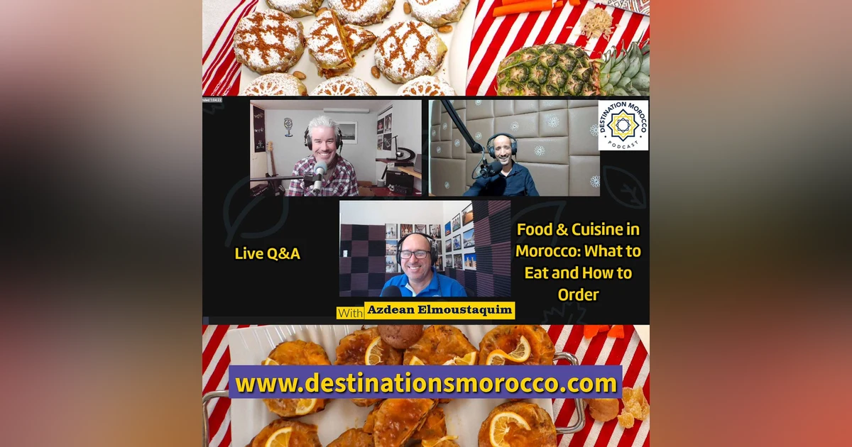 Food & Cuisine: What do people eat in Morocco? What is tagine? Is there alcohol in Morocco? Live Q&A