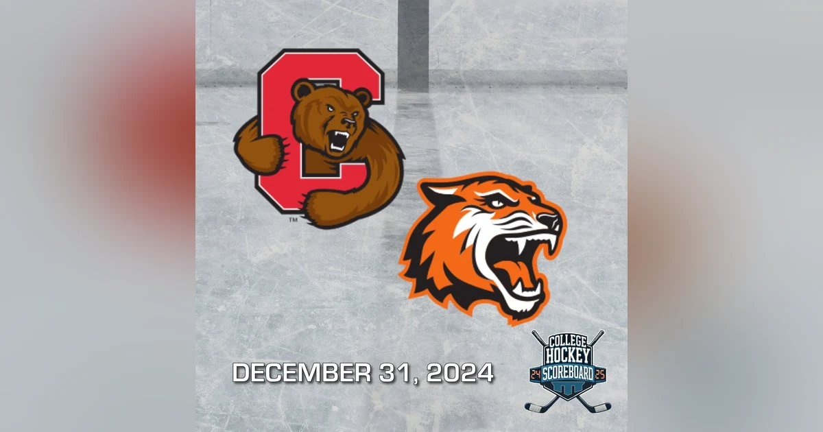 No. 7 Cornell women close out 2024 with win at RIT; Minnesota-Duluth, LIU men claim NYE wins - CHS 12-31-24