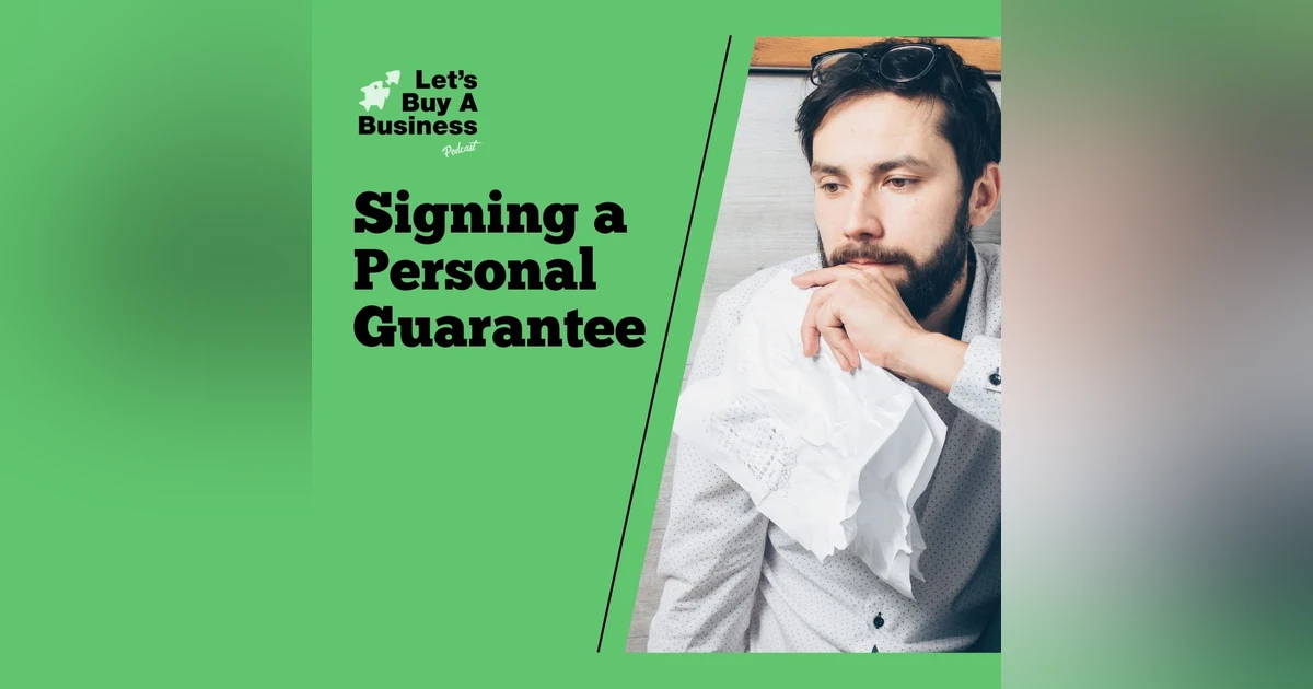Signing a Personal Guarantee
