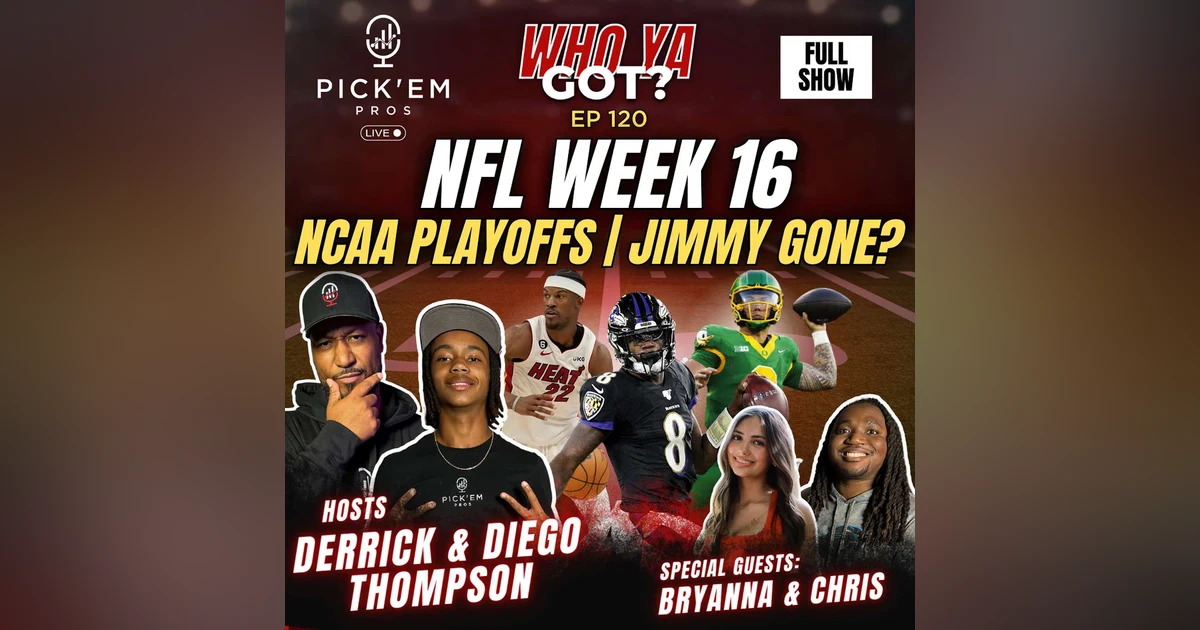 🏈 NFL Week 16 Preview: Allen MVP Lock, Top Team in NFC, Lakers Miss Playoffs & College Football Playoffs🔥