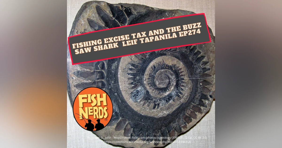 Fishing Excise Tax and the BUZZ SAW SHARK Leif Tapanila EP274