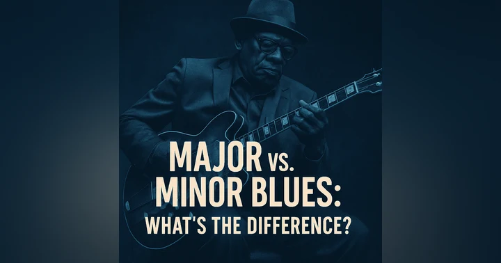 image for Understanding the Difference Between Major and Minor Blues on Guitar