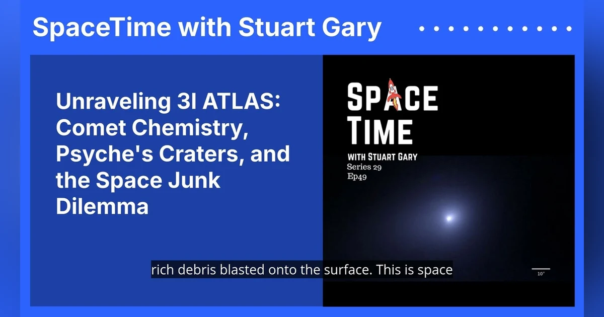 Unraveling 3I ATLAS: Comet Chemistry, Psyche’s Craters, and the Space Junk Dilemma