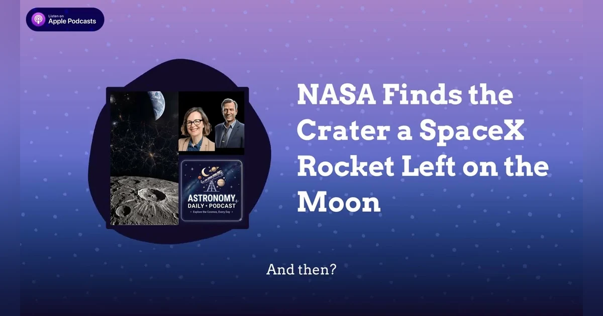 NASA Finds the Crater a SpaceX Rocket Left on the Moon