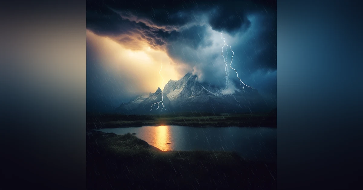Nature's Thunderous Symphony Thunder and Rain Sounds for Serene Ambiance